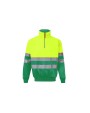 VELILLA TWO-TONE HIGH VISIBILITY ZIP SWEATSHIRT Sweatshirts personalisierbar