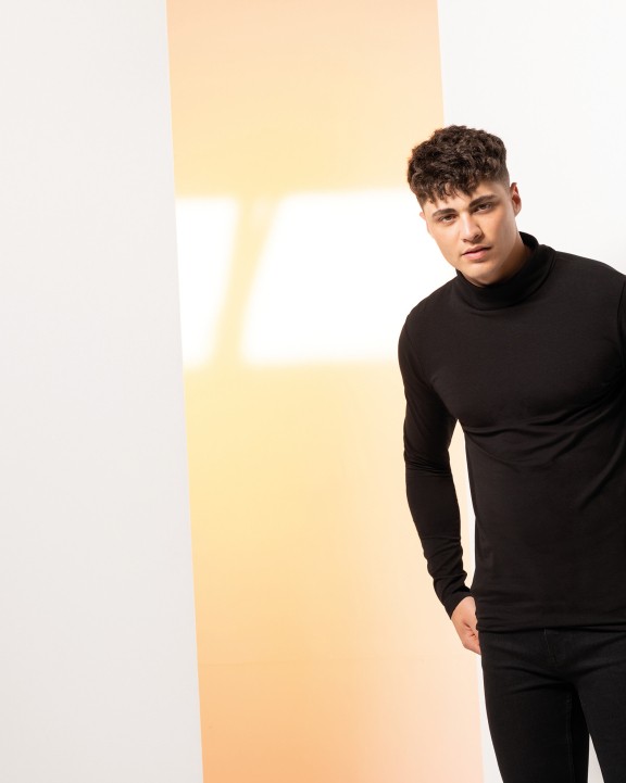 T-shirts SKINNIFIT Men's Feel Good Stretch Rolkraag Neck Top voor bedrukking &amp; borduring