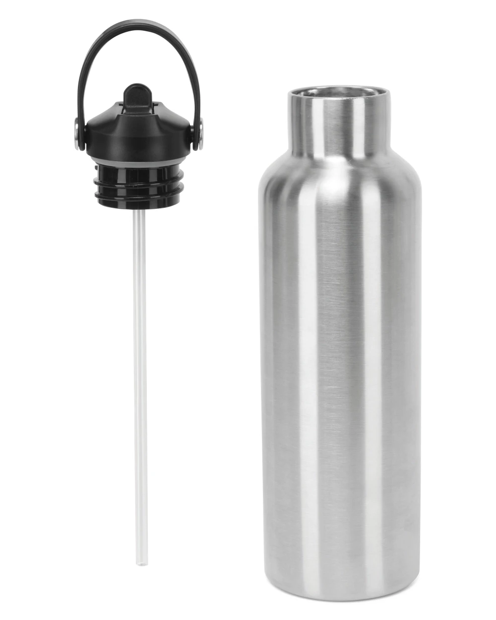TRIDRI Vacuum Sports Water Bottle with Flip Up Straw Zubehör personalisierbar