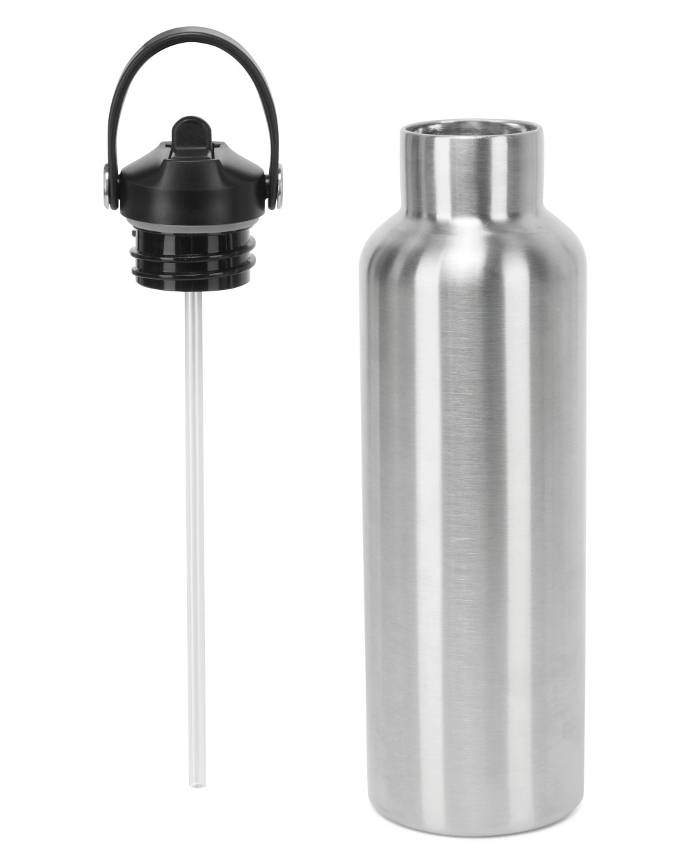 TRIDRI Vacuum Sports Water Bottle with Flip Up Straw Zubehör personalisierbar