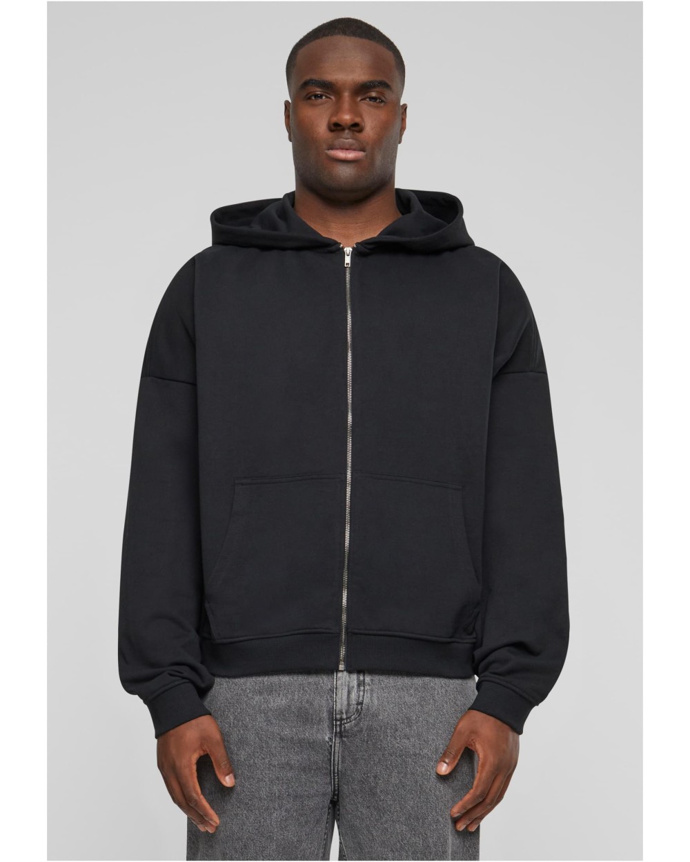 BUILD YOUR BRAND 90's Zip Hoody Sweatshirts personalisierbar