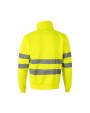 Sweaters & hoodies VELILLA HIGH VISIBILITY 1/4 SWEATSHIRT voor bedrukking &amp; borduring