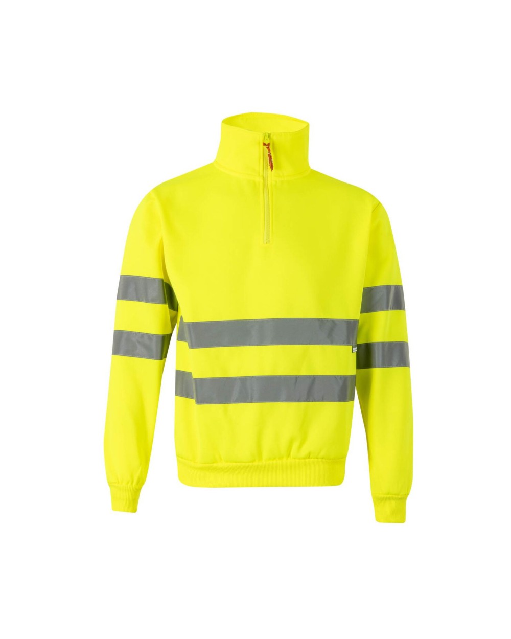 Sweat-shirts personnalisable VELILLA SWEAT COL ZIPPÉ HAUTE VISIBILITE