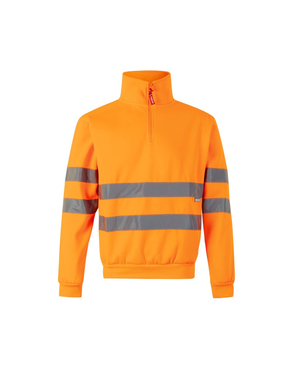 Sweat-shirts personnalisable VELILLA SWEAT COL ZIPPÉ HAUTE VISIBILITE