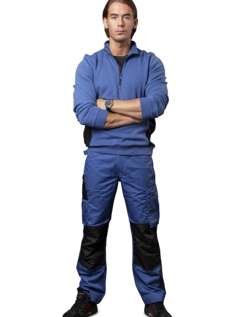 Sweat-shirts à personnaliser PROJOB 2128 SWEATSHIRT PRIO BICOLORE COL ZIP 