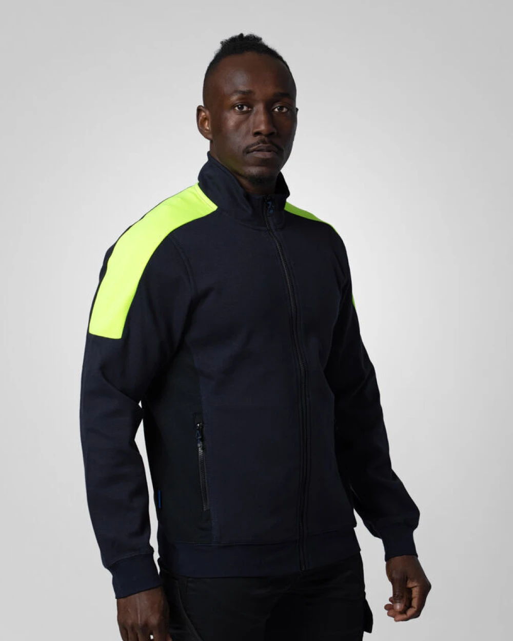 Sweat-shirts personnalisable PROJOB 2128 SWEATSHIRT PRIO BICOLORE COL ZIP