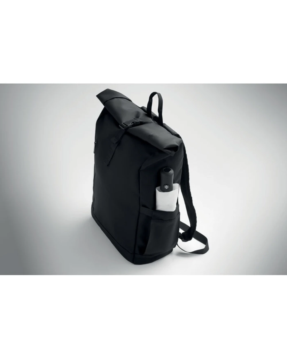 4DO Rolltop-Rucksack 600D RPET Taschen personalisierbar