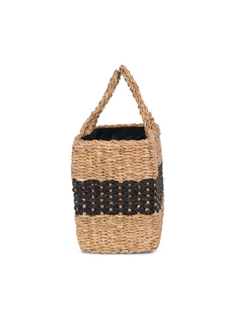 KIMOOD Sac panier en jonc de mer  personnalisable