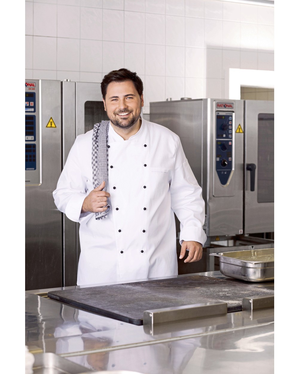Jassen EXNER Chef Jacket voor bedrukking &amp; borduring