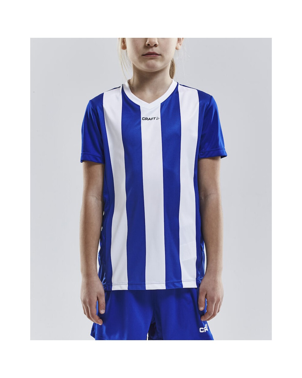 CRAFT Progress Jersey Stripe Jr T-Shirts personalisierbar