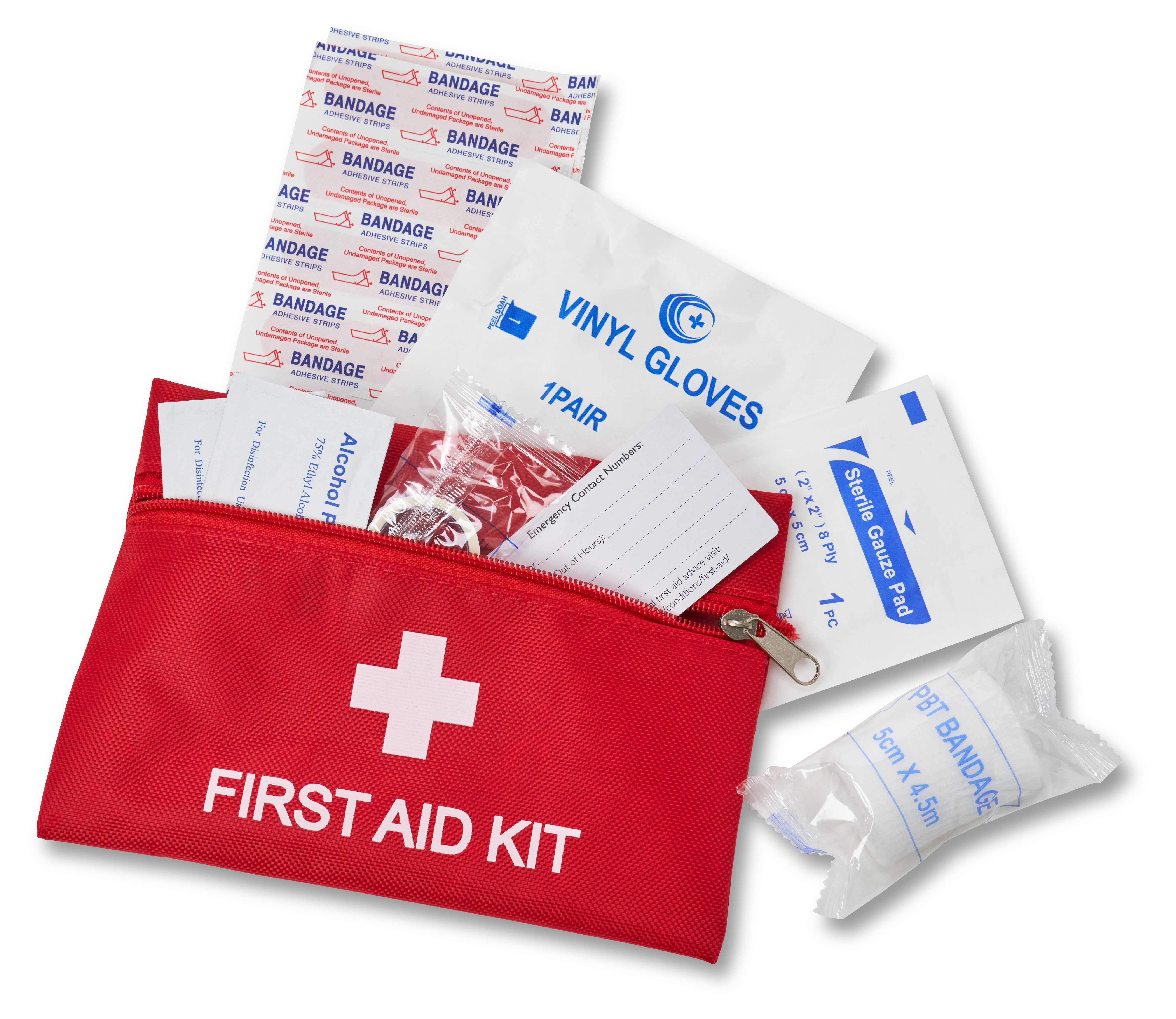 Benodigdheden HOME & LIVING Travel first aid kit voor bedrukking &amp; borduring