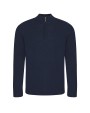Sweat-shirts personnalisable AWDIS Wakhan 1/4 Zip Knit Sweater