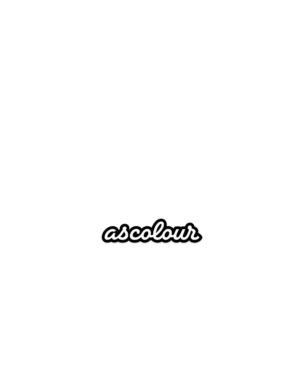 Accessoires personnalisable AS COLOUR Script Sticker