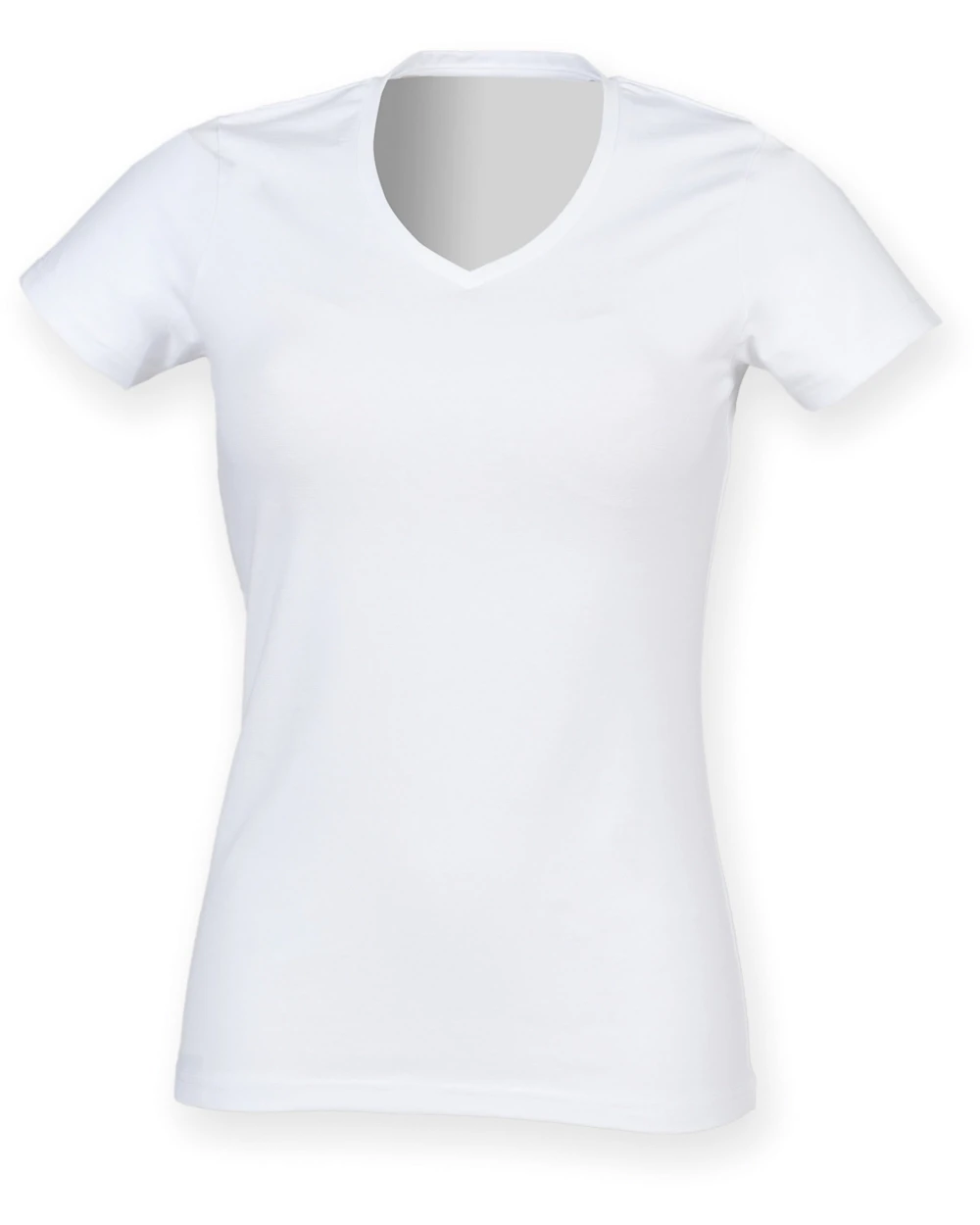 T-Shirts personnalisable SKINNIFIT T-shirt femme col v Feel Good