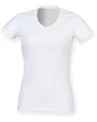 T-Shirts personnalisable SKINNIFIT T-shirt femme col v Feel Good