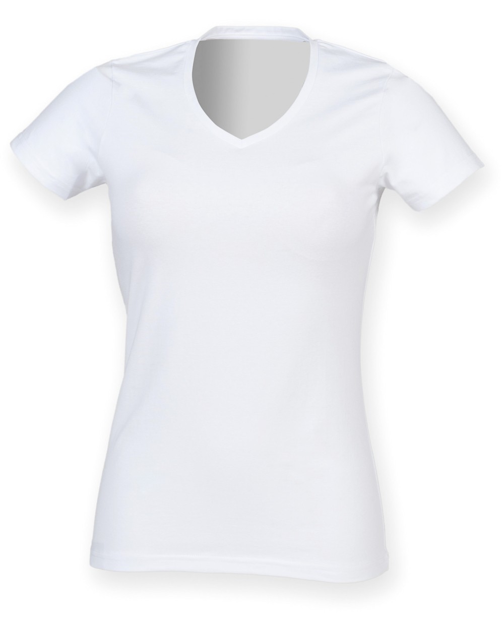 T-Shirts personnalisable SKINNIFIT T-shirt femme col v Feel Good