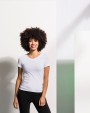 T-Shirts personnalisable SKINNIFIT T-shirt femme col v Feel Good