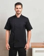 Jassen PREMIER Short Sleeve Chefs Jacket voor bedrukking &amp; borduring