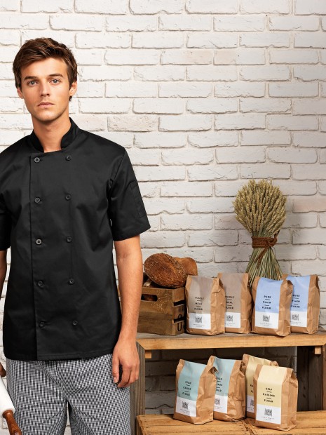 Vestes à personnaliser PREMIER Veste de cuisine manches courtes 