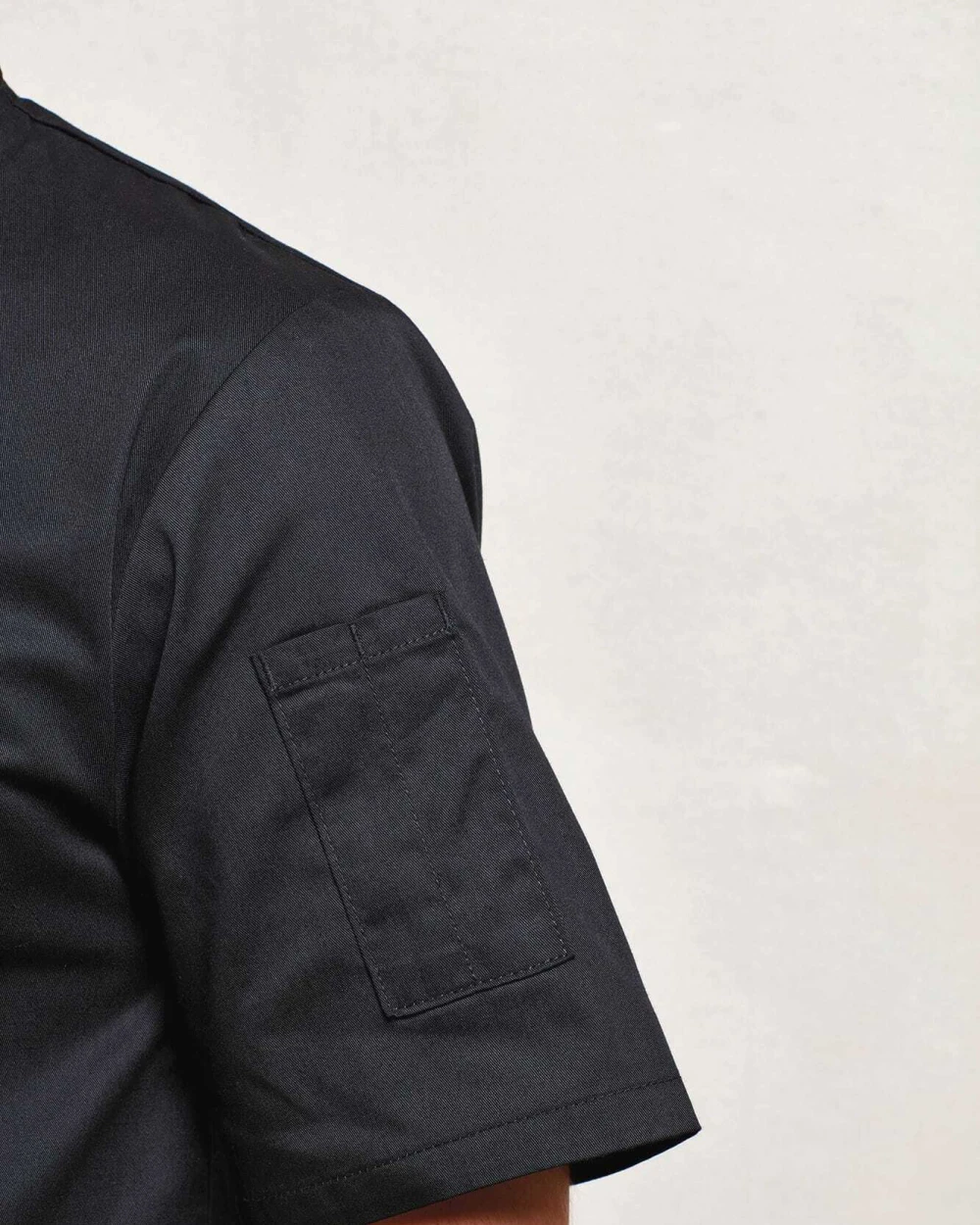 Jassen PREMIER Short Sleeve Chefs Jacket voor bedrukking &amp; borduring