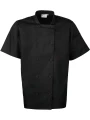 PREMIER Veste de cuisine manches courtes /api/colors/b9fdad4a-5e94-45cb-8c03-c08b349b28c3 personnalisable