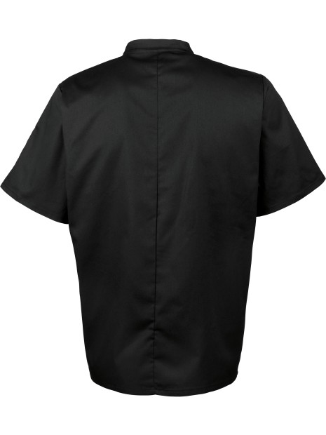 PREMIER Veste de cuisine manches courtes /api/colors/b9fdad4a-5e94-45cb-8c03-c08b349b28c3 personnalisable