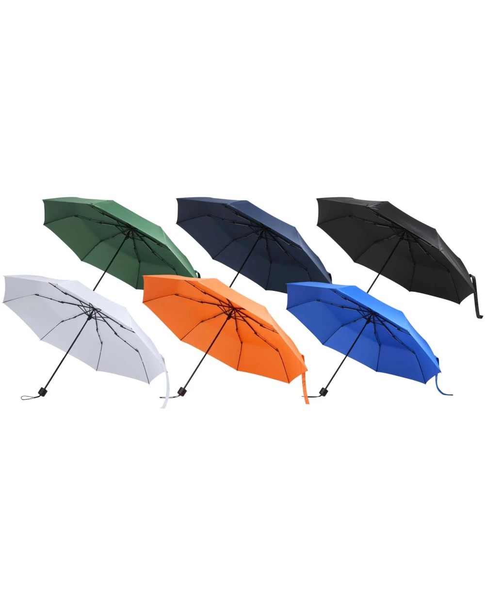 4DO Aaron 23'' faltbarer manueller Regenschirm Regenschirme personalisierbar