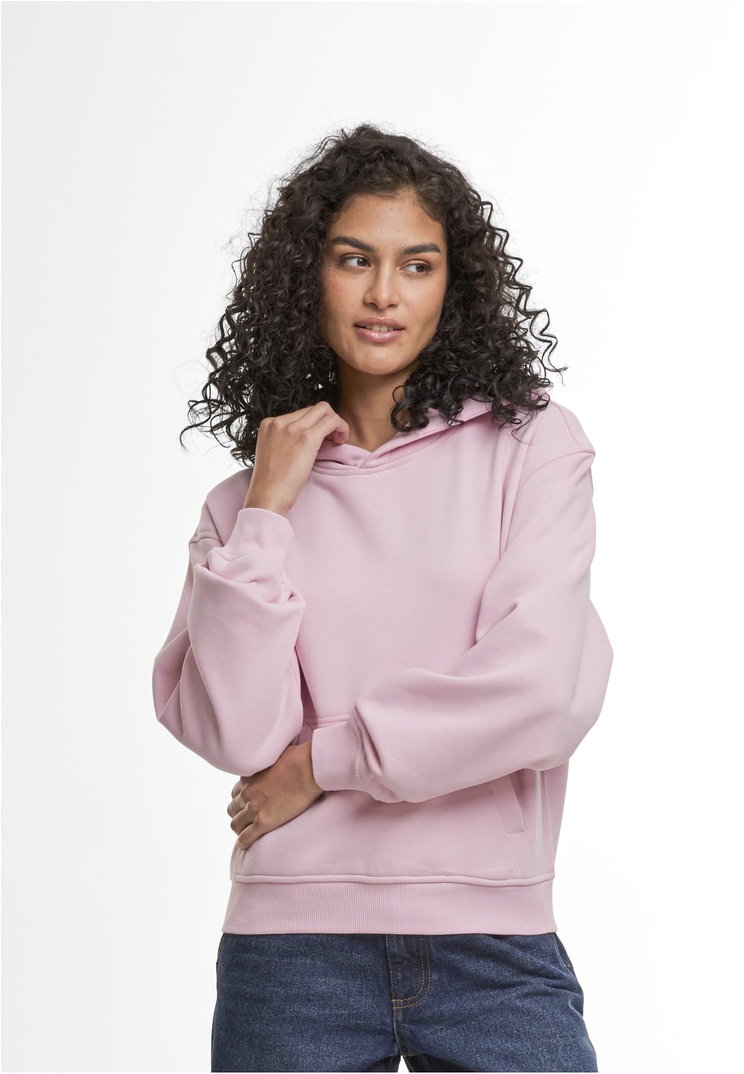 BUILD YOUR BRAND LADIES LOOSE FIT HOODY Sweatshirts personalisierbar