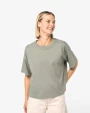 T-shirts NATIVE SPIRIT Duurzaam boxy dames-T-shirt met afhangende schouders voor bedrukking &amp; borduring