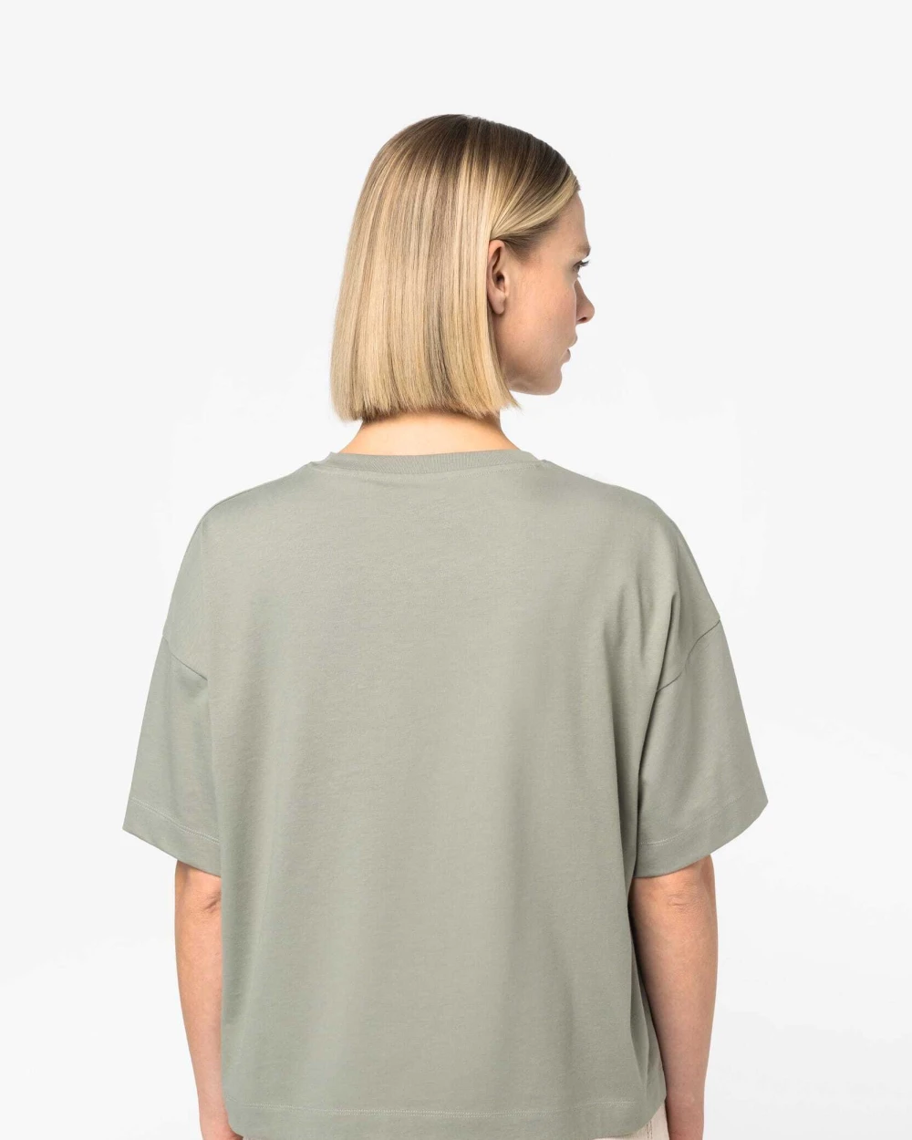 NATIVE SPIRIT Umweltfreundliches Boxy-T-Shirt mit überschnittener Schulterpartie für Damen T-Shirts personalisierbar