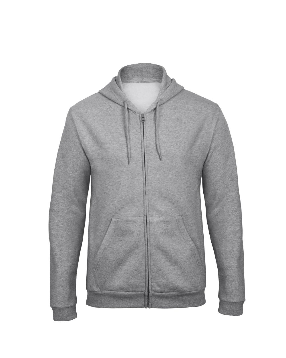 Sweaters & hoodies B&C ID.205 Hooded Full Zip Sweatshirt voor bedrukking &amp; borduring