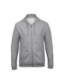Sweaters & hoodies B&C ID.205 Hooded Full Zip Sweatshirt voor bedrukking &amp; borduring