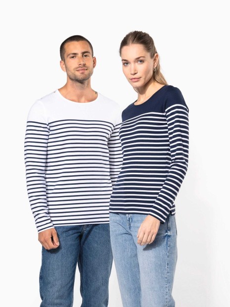 T-Shirts à personnaliser KARIBAN Marinière manches longues homme 