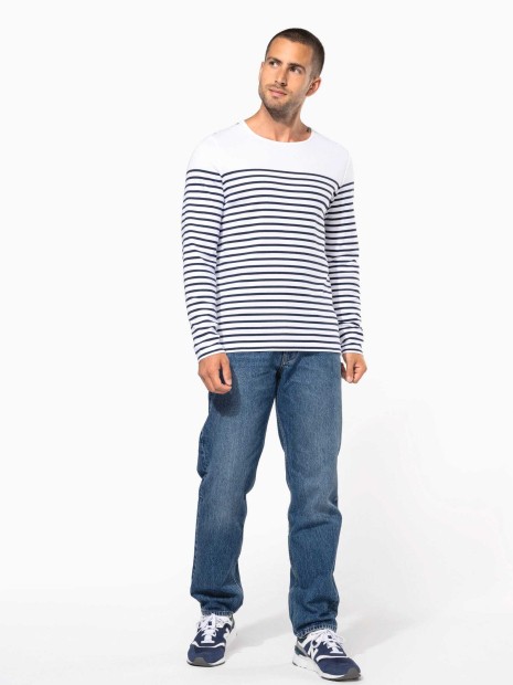 T-Shirts à personnaliser KARIBAN Marinière manches longues homme 