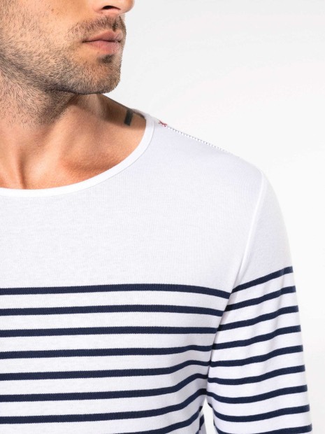 T-Shirts à personnaliser KARIBAN Marinière manches longues homme 