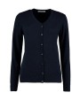 Pulls personnalisable KUSTOM KIT Women's Classic Fit Arundel V Neck Cardigan