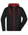 JAMES & NICHOLSON Men's Doubleface Jacket Sweatshirts personalisierbar