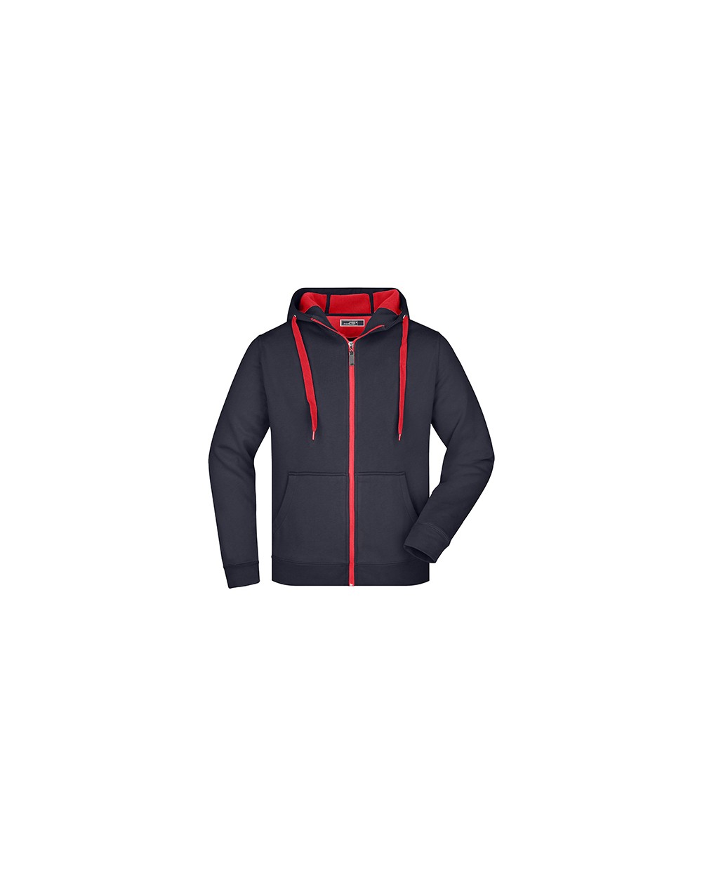 Sweaters & hoodies JAMES & NICHOLSON Men's Doubleface Jacket voor bedrukking &amp; borduring