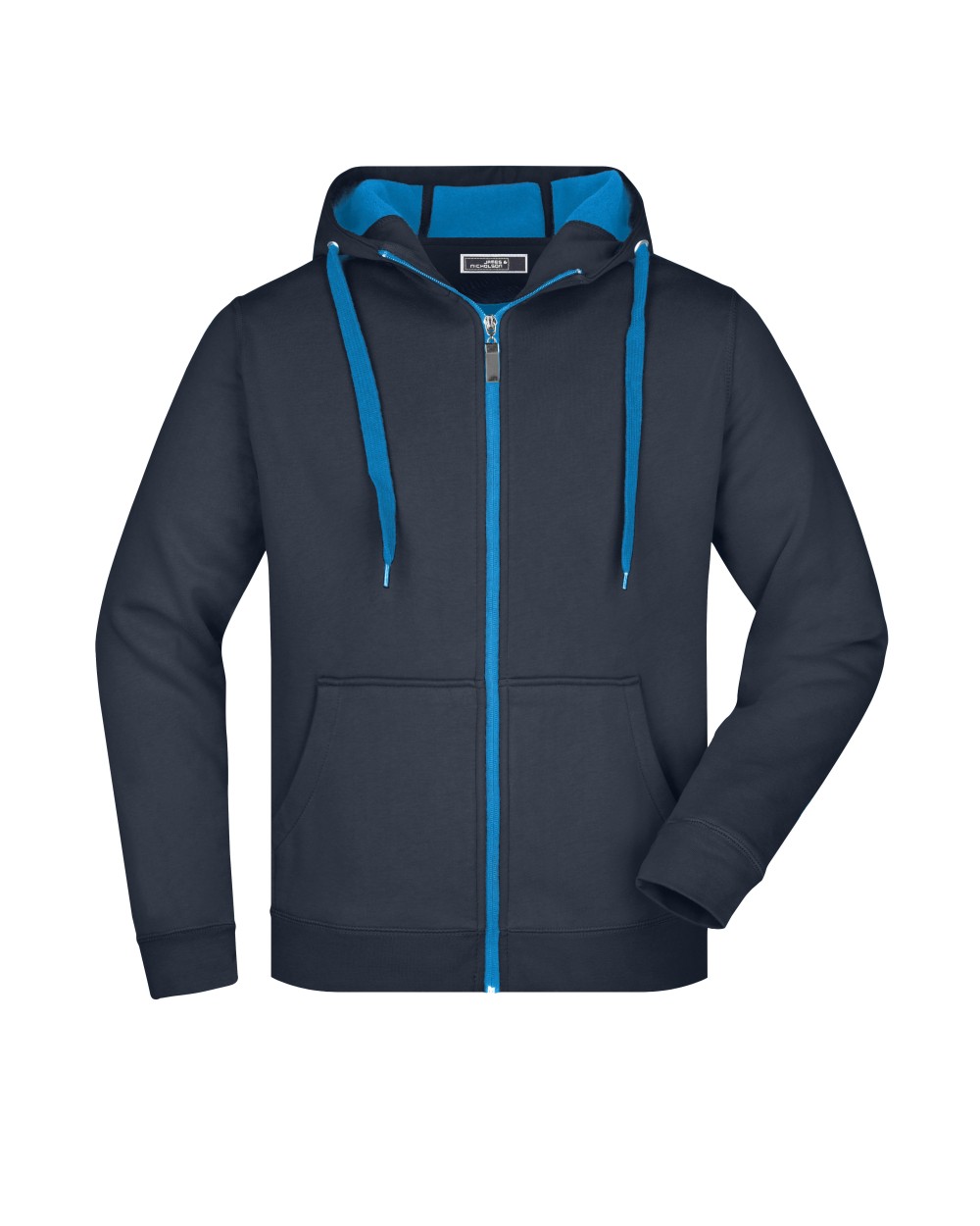 Sweaters & hoodies JAMES & NICHOLSON Men's Doubleface Jacket voor bedrukking &amp; borduring