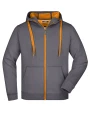 JAMES & NICHOLSON Men's Doubleface Jacket Sweatshirts personalisierbar