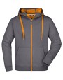 JAMES & NICHOLSON Men's Doubleface Jacket Sweatshirts personalisierbar