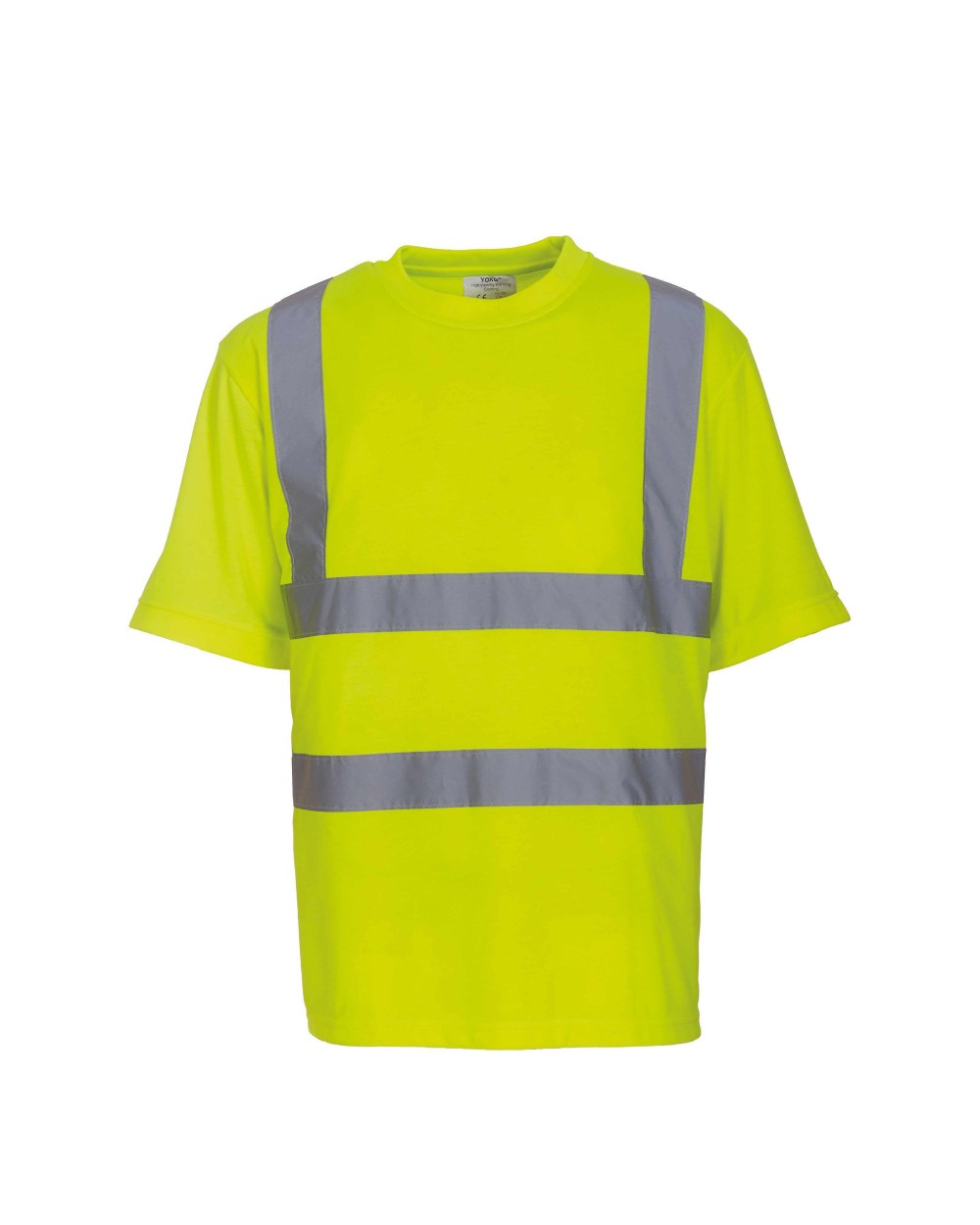 T-shirts YOKO Veiligheids T-shirt met korte mouwen voor bedrukking &amp; borduring