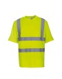 T-shirts YOKO Veiligheids T-shirt met korte mouwen voor bedrukking &amp; borduring