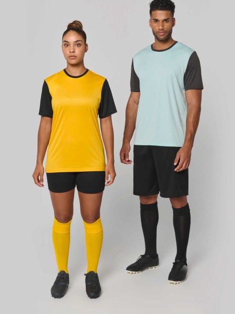 T-Shirts à personnaliser PROACT Maillot manches courtes bicolore unisexe 