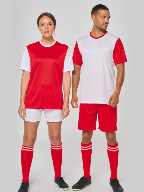 T-Shirts à personnaliser PROACT Maillot manches courtes bicolore unisexe 