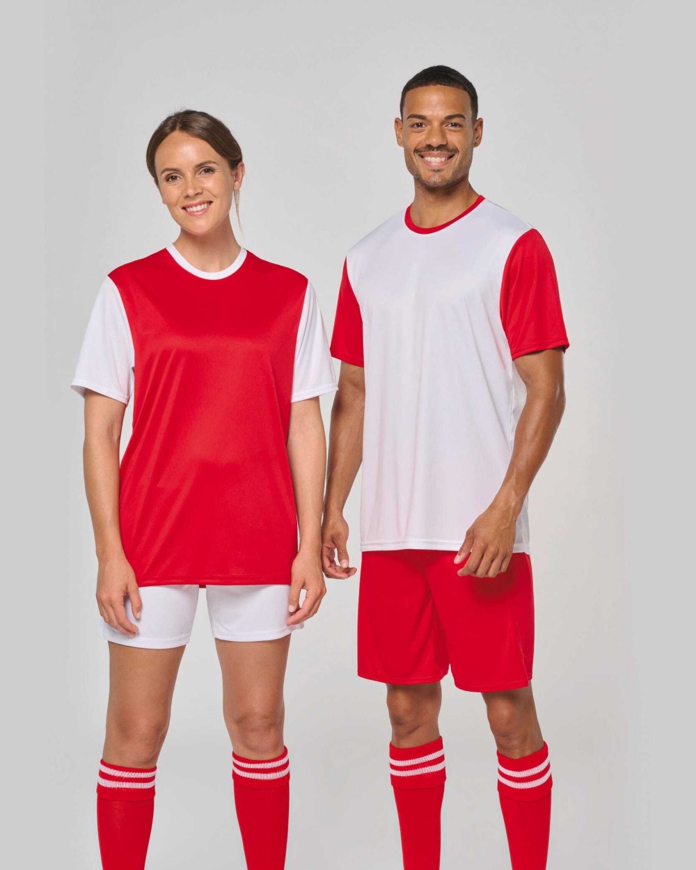 PROACT Zweifarbiges Kurzarmtrikot für Erwachsene T-Shirts personalisierbar