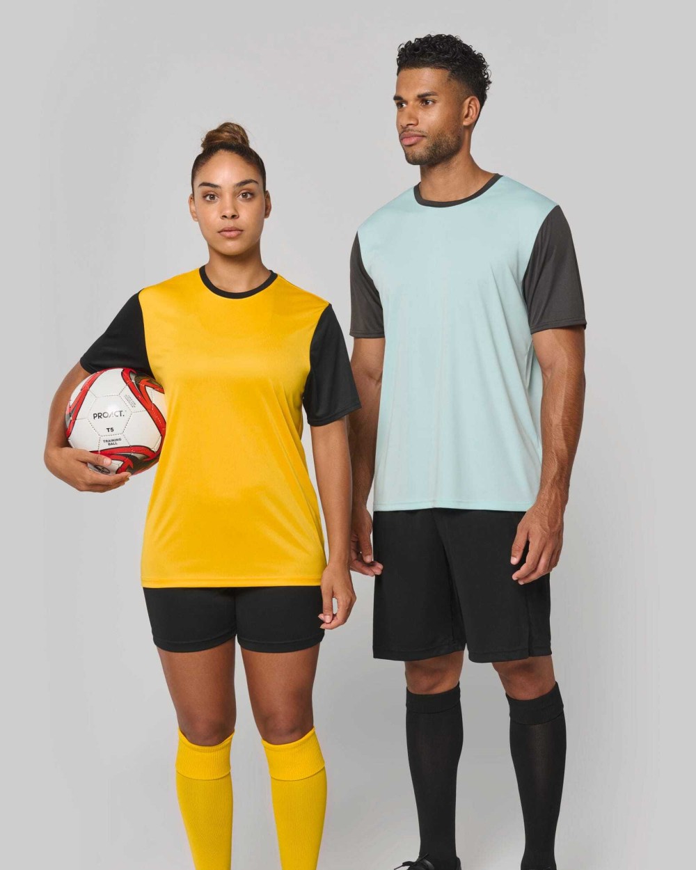 PROACT Unisex-Multisport-Kurzarmtrikot zweifarbig T-Shirts personalisierbar