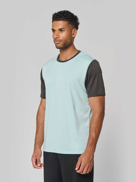 T-Shirts à personnaliser PROACT Maillot manches courtes bicolore unisexe 