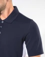 Polo's KARIBAN Tweekleurige piquépolo korte mouwen heren voor bedrukking &amp; borduring