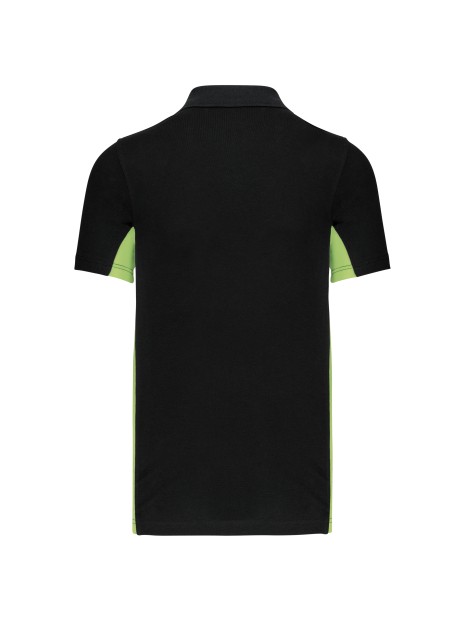 KARIBAN Polo piqué manches courtes bicolore homme /api/colors/8ac0e83a-0753-4214-93bd-d7d079ccdcca personnalisable